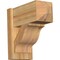 Ekena Millwork Funston Craftsman Rough Sawn Outlooker, Western Red Cedar, 8"W x 16"D x 16"H OUT08X16X16FST04RWR - alternate 1